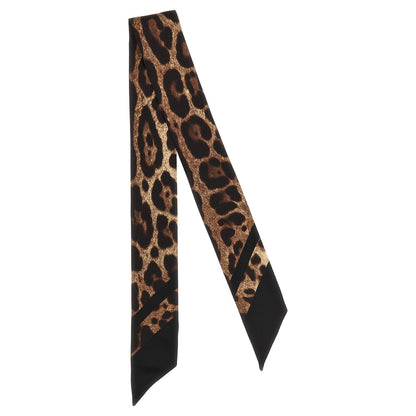 Dolce & Gabbana Brown Silk Foulard