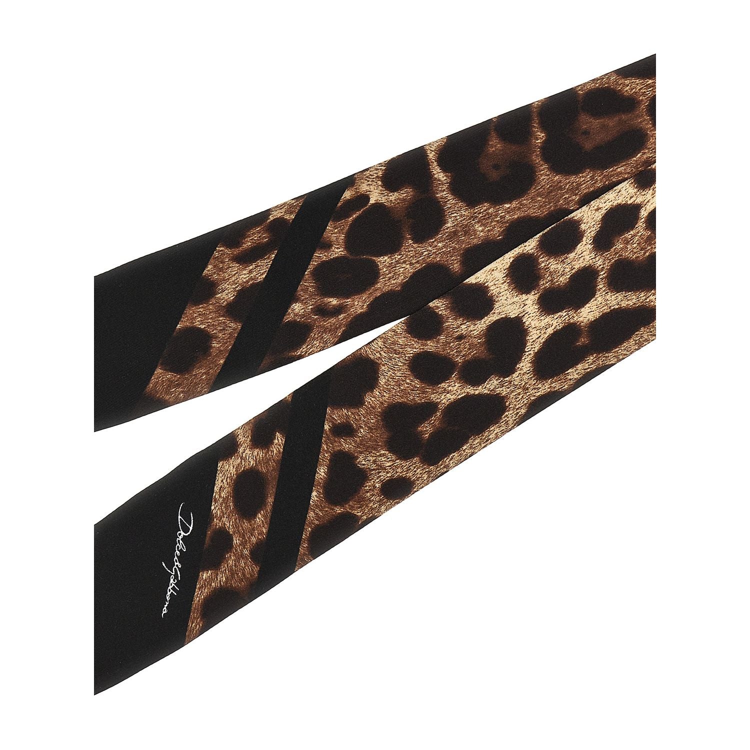 Dolce & Gabbana Brown Silk Foulard