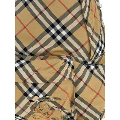Burberry Beige Polyester Backpack