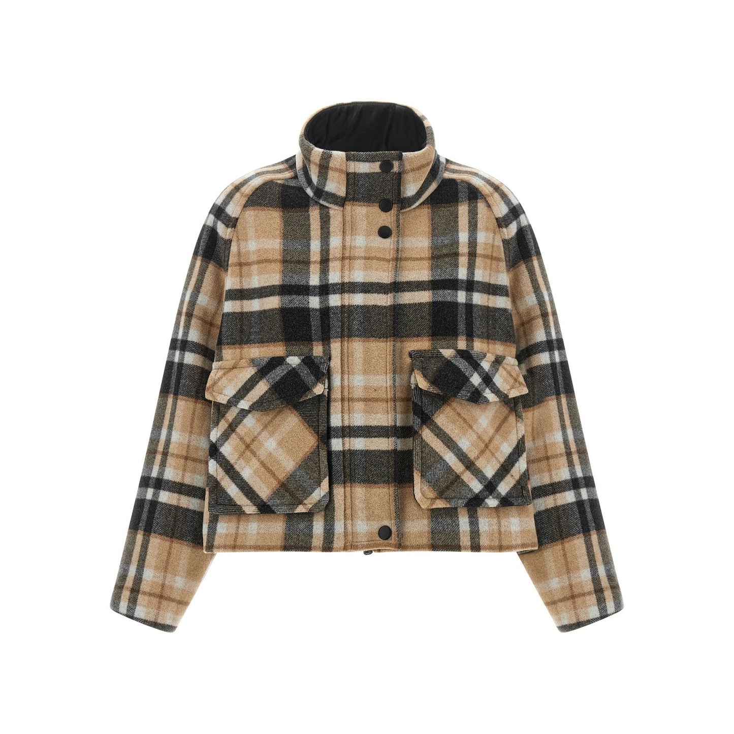 PINKO Multicolor Wool Coat