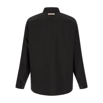 Marni Black Virgin Wool Blouse