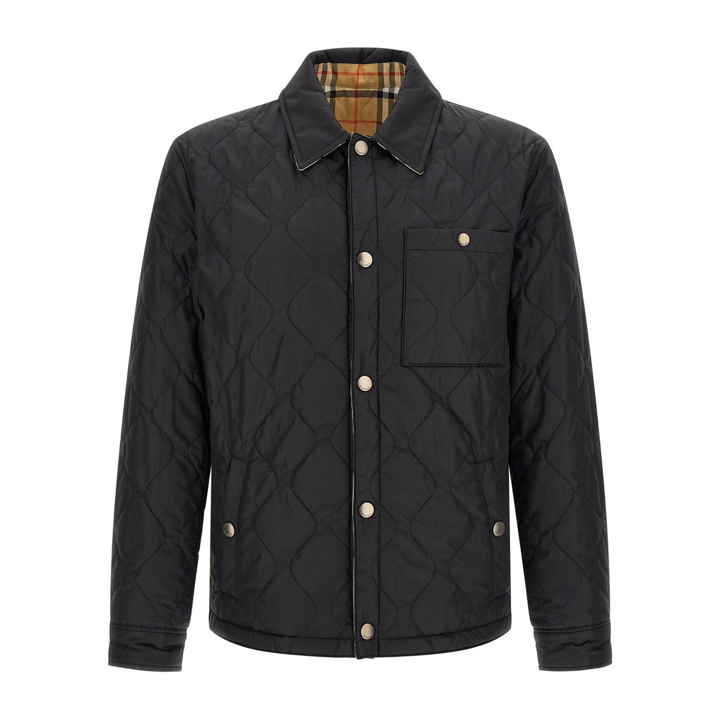 Burberry Black Polyamide Full-Length Jacket