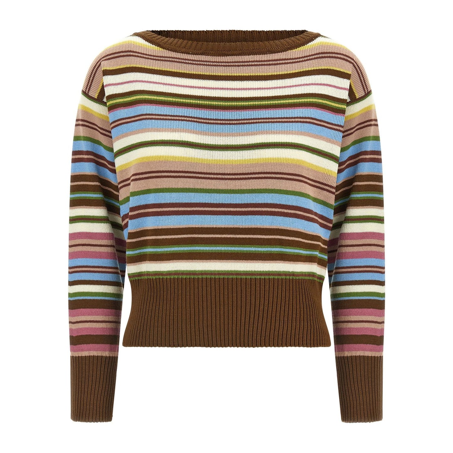 Max Mara Multicolor Cotton Cardigan