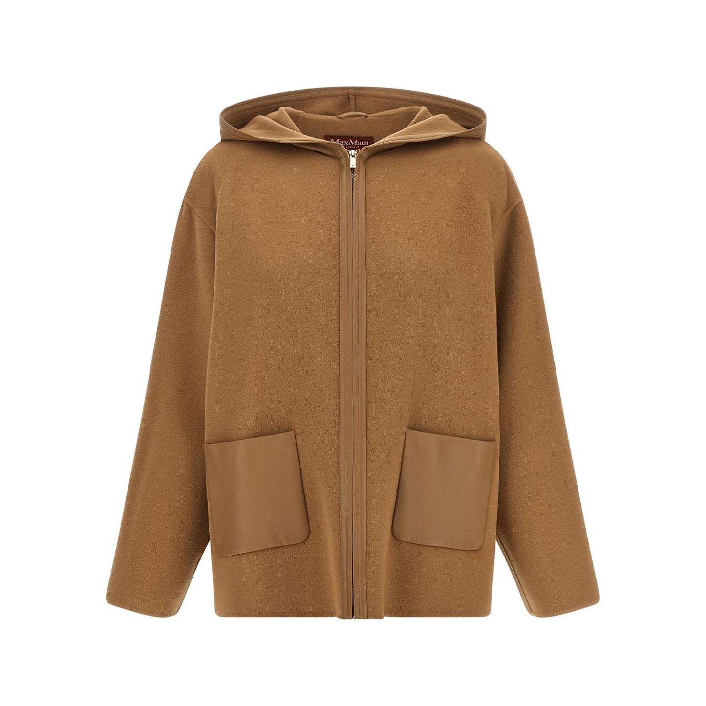 Max Mara Beige Virgin Wool Coat