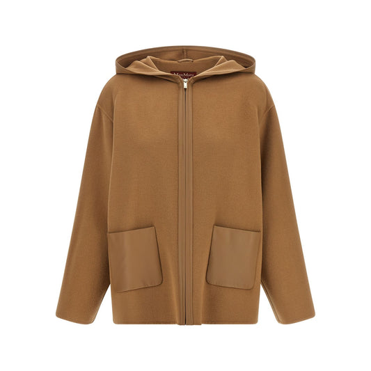 Max Mara Beige Virgin Wool Coat