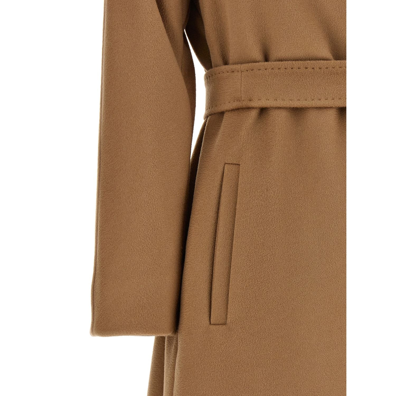 Max Mara Beige Wool Coat