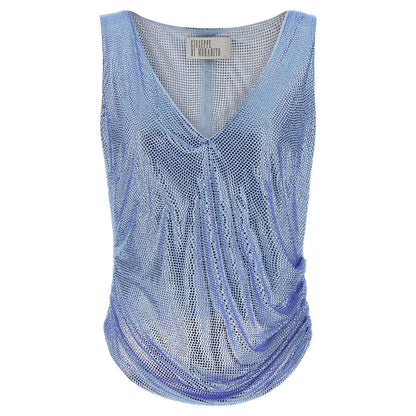Giuseppe Di Morabito Blue Polyamide Tank Tops