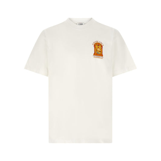 Casablanca White Organic Cotton T-Shirt