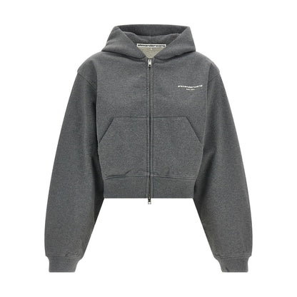 Alexander Wang Gray Cotton Sweatshirt