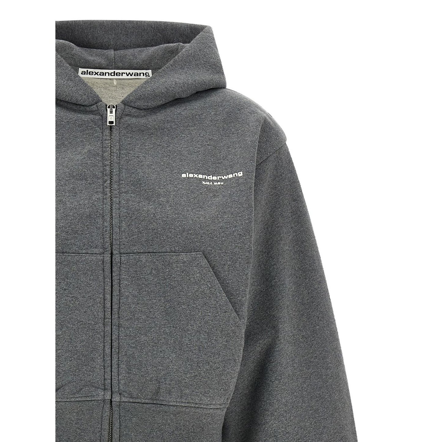 Alexander Wang Gray Cotton Sweatshirt