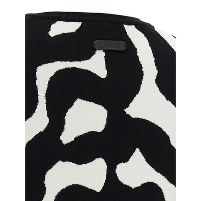 Moschino Black Viscose Cardigan