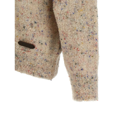 Moschino Beige Virgin Wool Cardigan