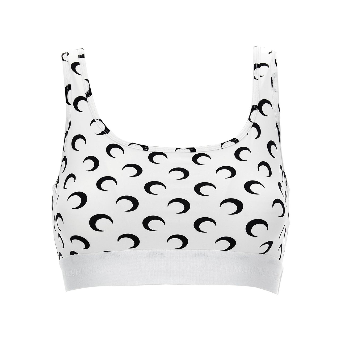 Marine Serre Bicolor Polyamide Sport Bra