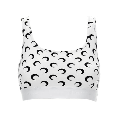 Marine Serre Bicolor Polyamide Sport Bra