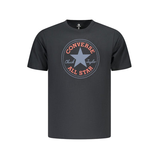 Converse Black Cotton Men's T-Shirt