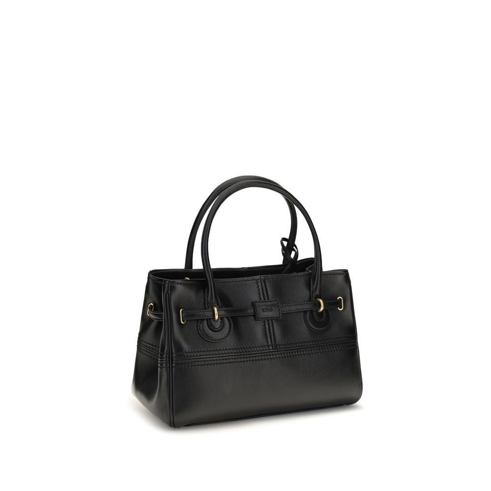 Chloé Black Buffalo Leather Shoulder Bag