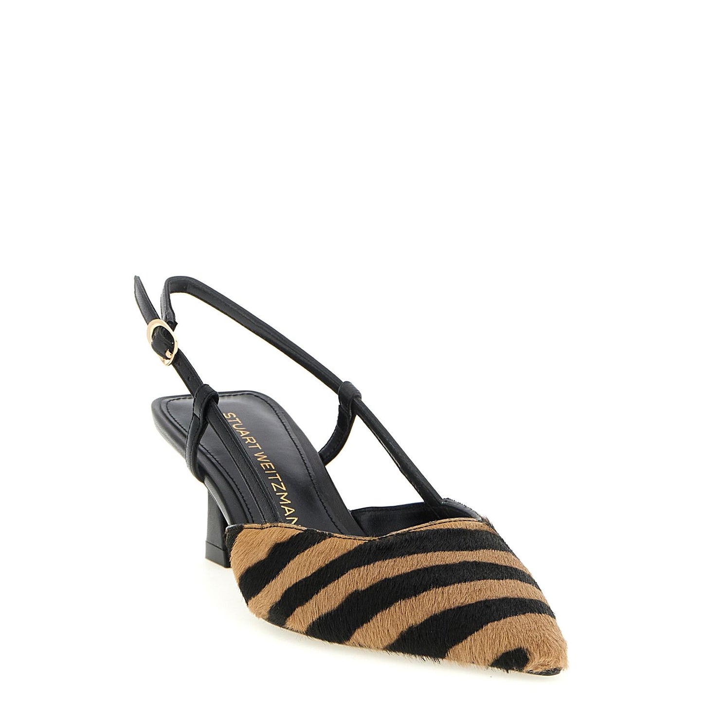 Stuart Weitzman Multicolor Calfskin Mid Heel Pumps