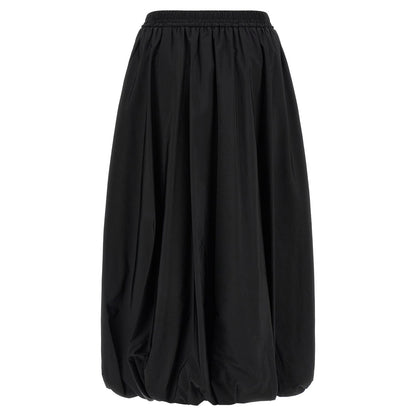 Max Mara Black Polyamide Mini Skirt