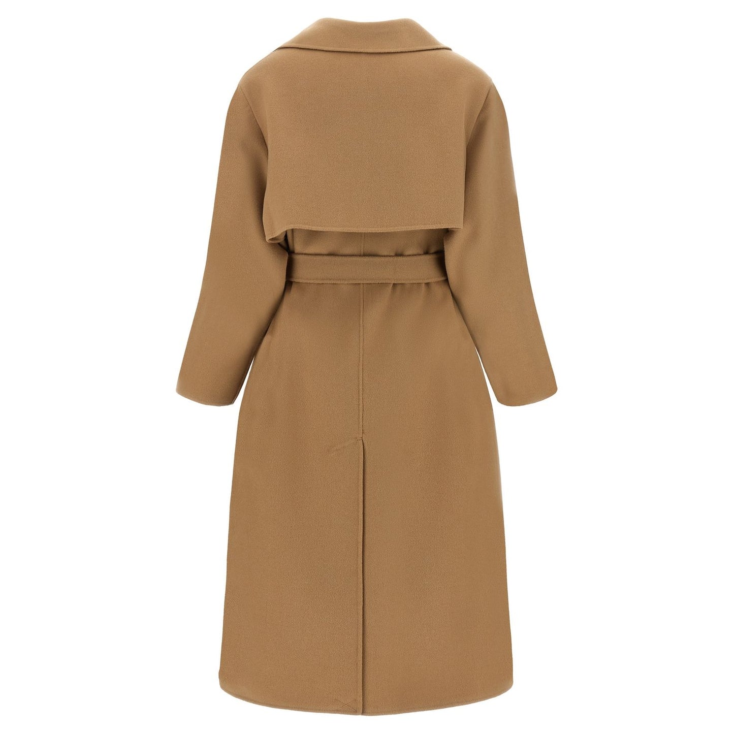 Max Mara Beige Virgin Wool Coat
