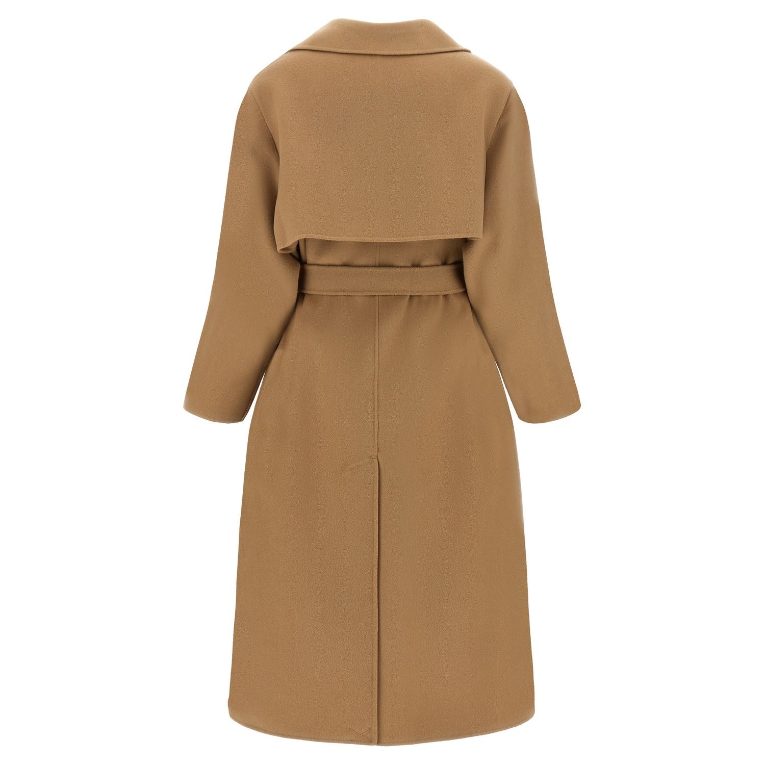 Max Mara Beige Virgin Wool Coat