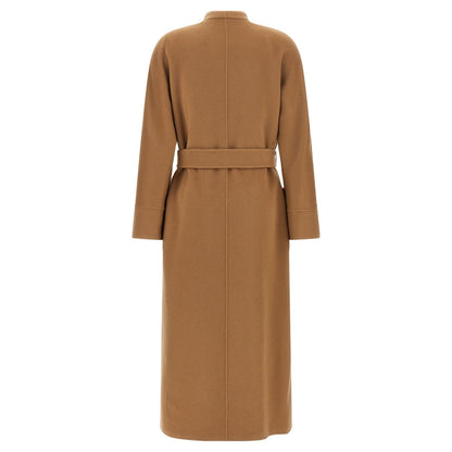Max Mara Beige Wool Coat