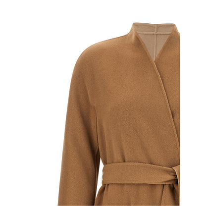 Max Mara Beige Wool Coat