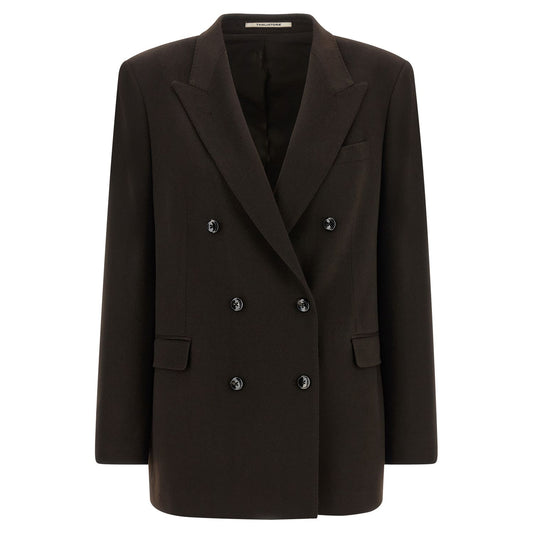 Tagliatore Brown Cashmere Blazer