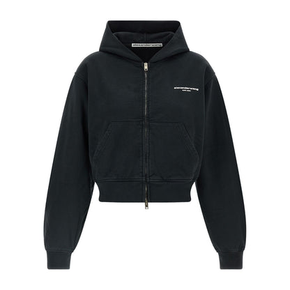 Alexander Wang Black Cotton Sweatshirt