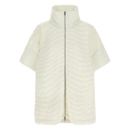 Herno White Polyester Coat