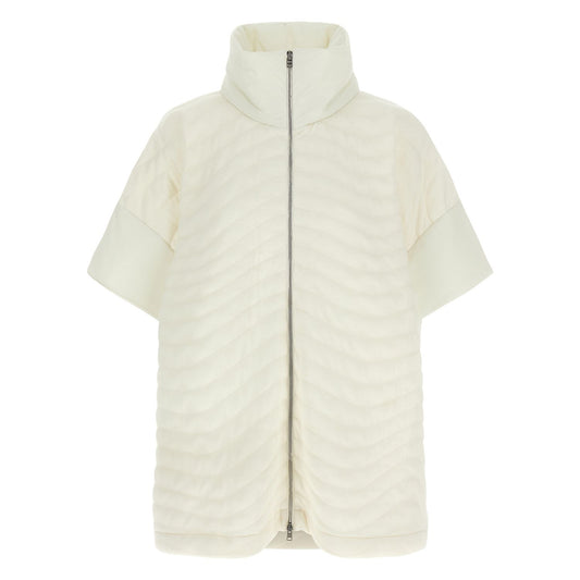 Herno White Polyester Coat
