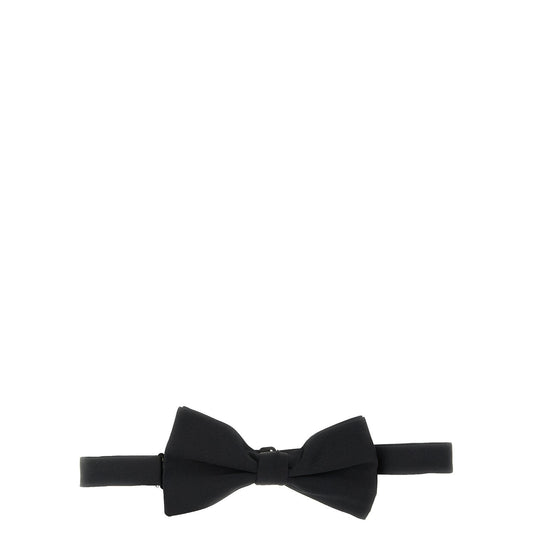 Valentino Garavani Black Silk Bowtie