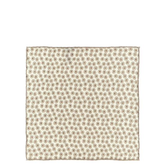 Brunello Cucinelli Beige Silk Foulard