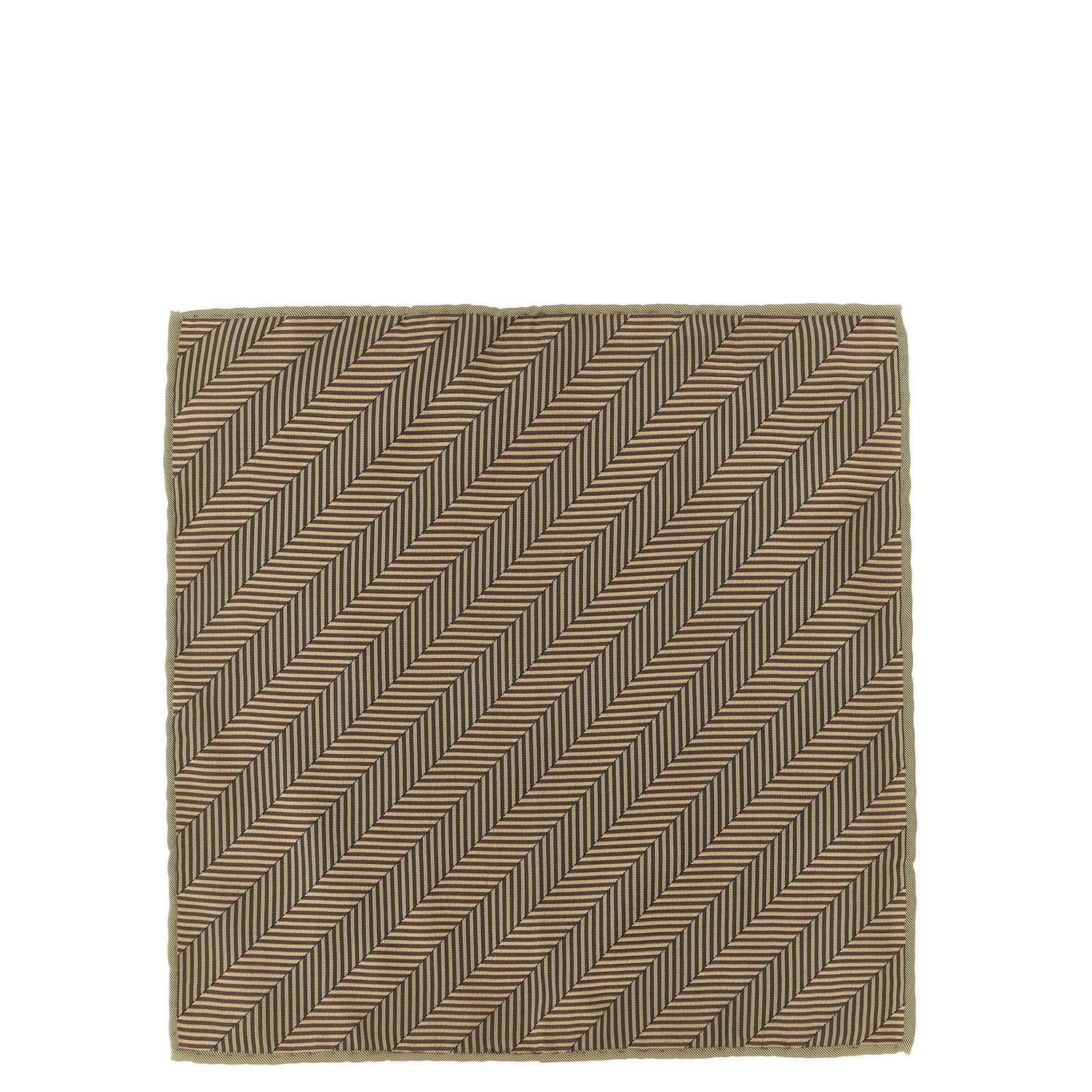 Brunello Cucinelli Beige Silk Pocket Square
