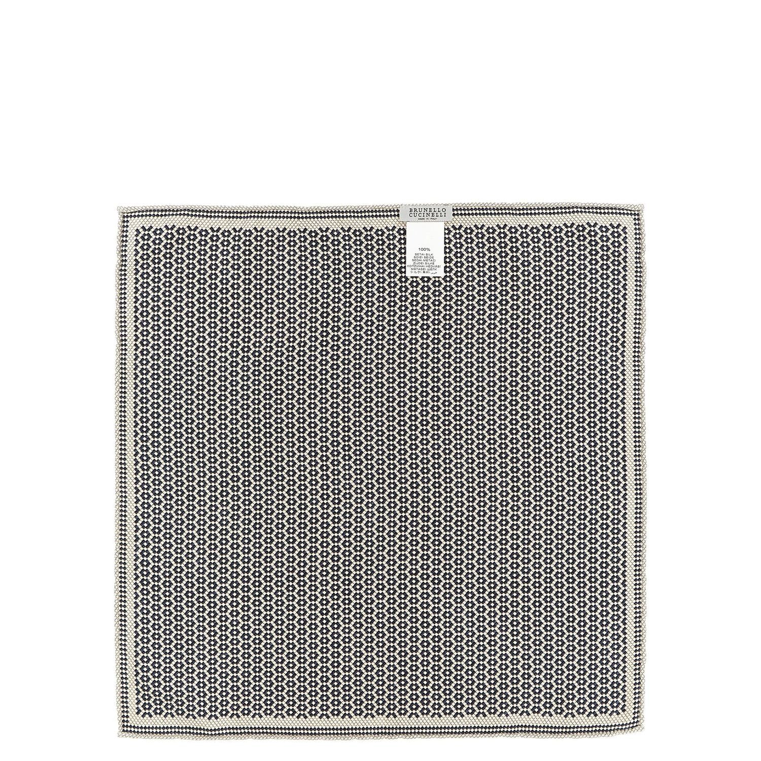 Brunello Cucinelli Multicolor Silk Pocket Square