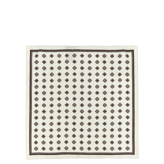 Brunello Cucinelli Multicolor Silk Pocket Square