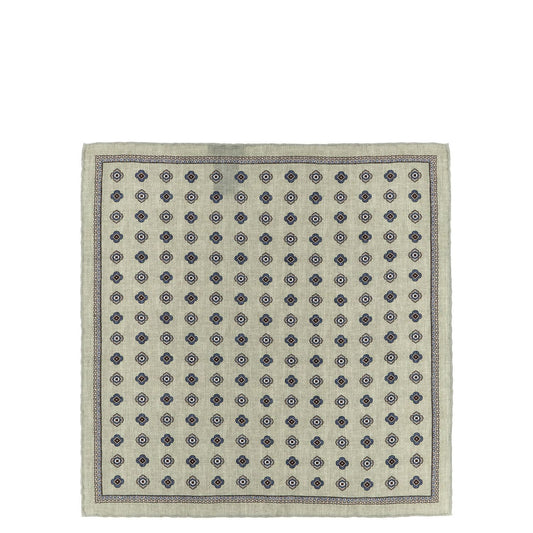 Brunello Cucinelli Multicolor Silk Pocket Square