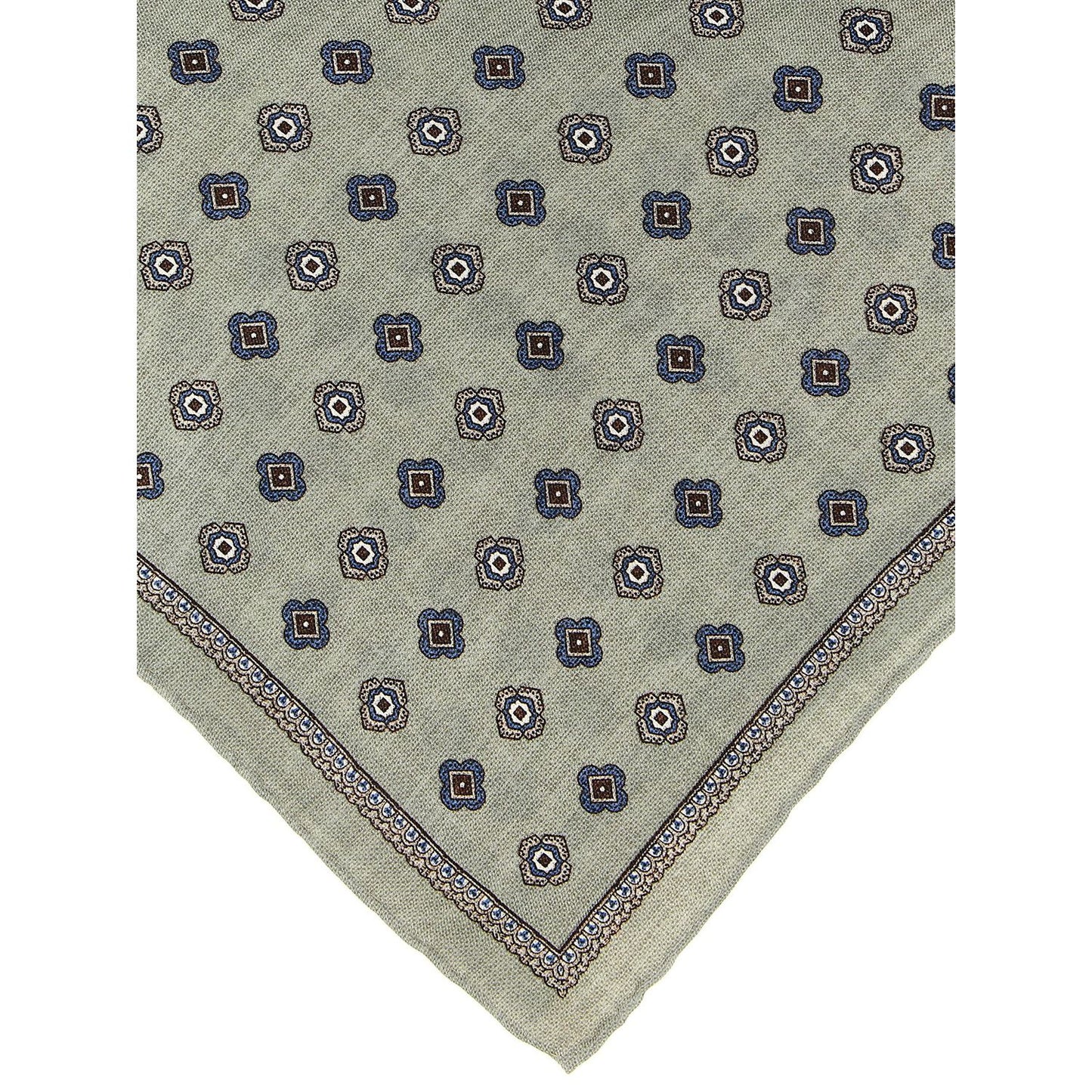 Brunello Cucinelli Multicolor Silk Pocket Square