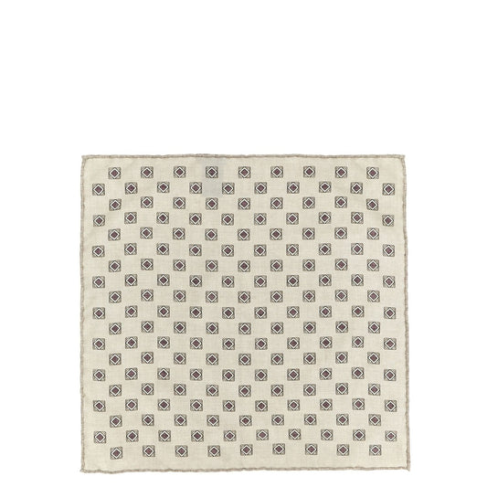 Brunello Cucinelli Multicolor Silk Pocket Square