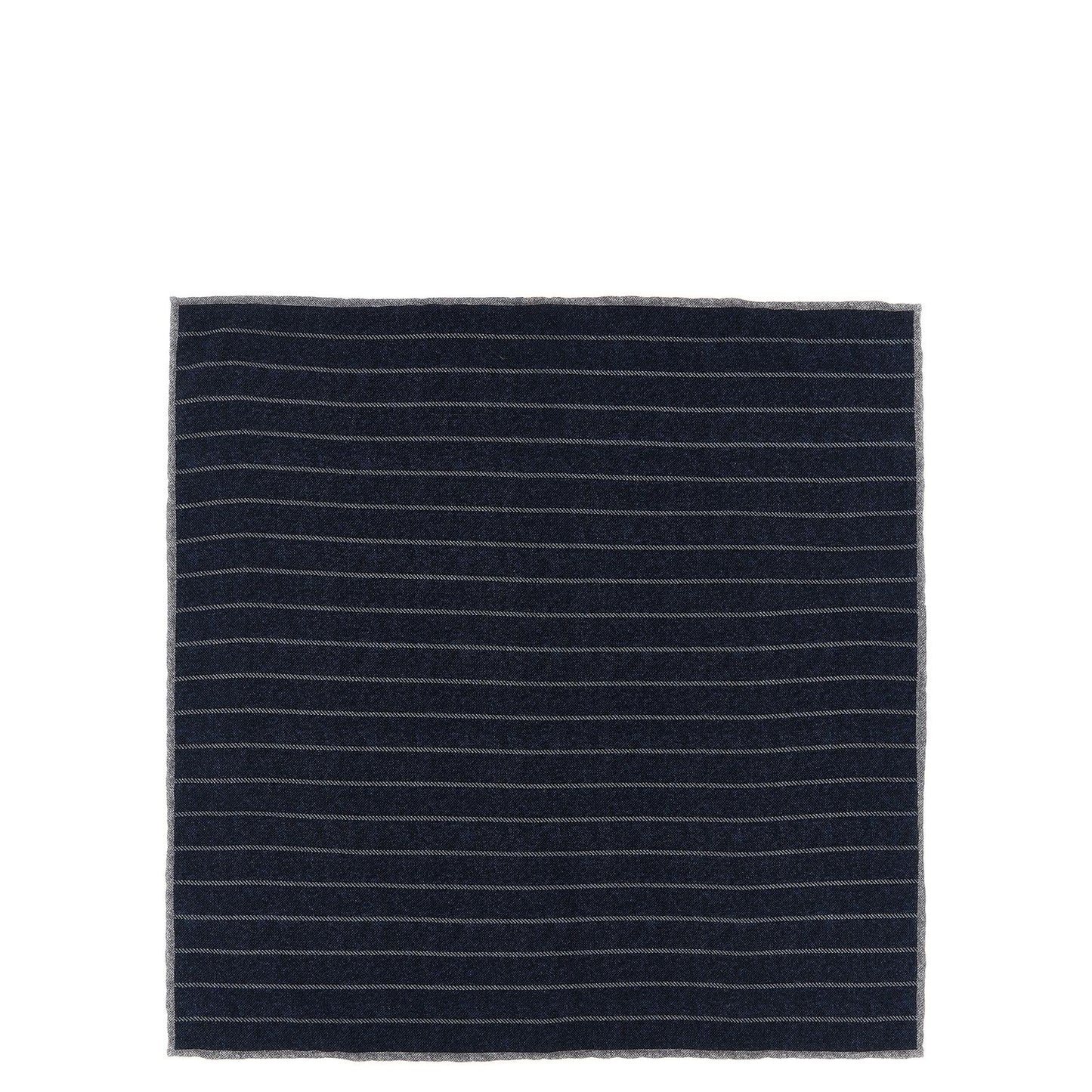 Brunello Cucinelli Blue Silk Pocket Square