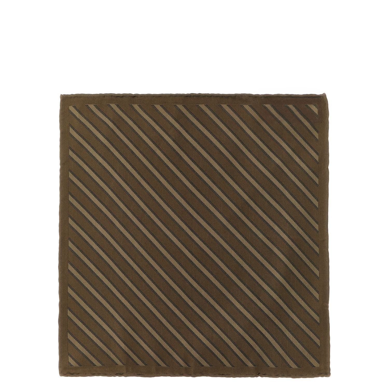 Brunello Cucinelli Brown Silk Foulard