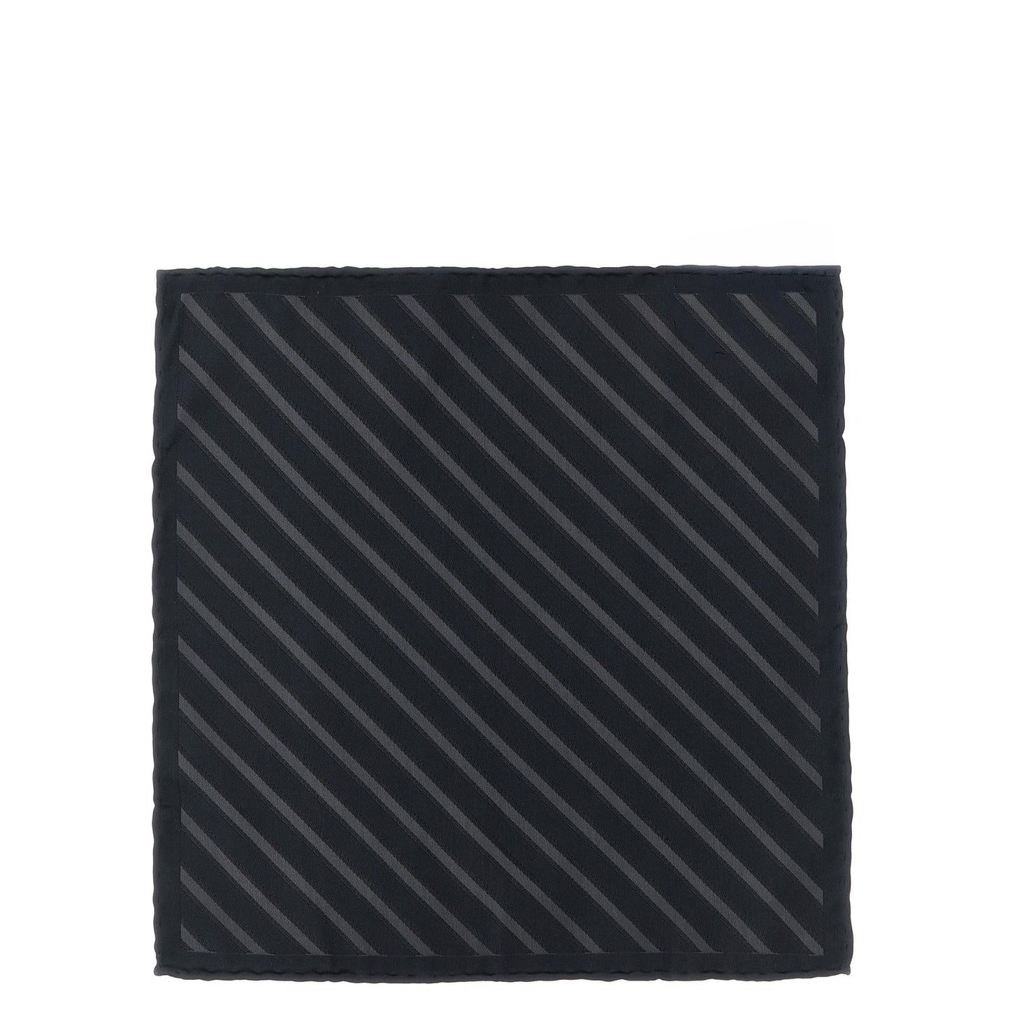 Brunello Cucinelli Gray Silk Pocket Square