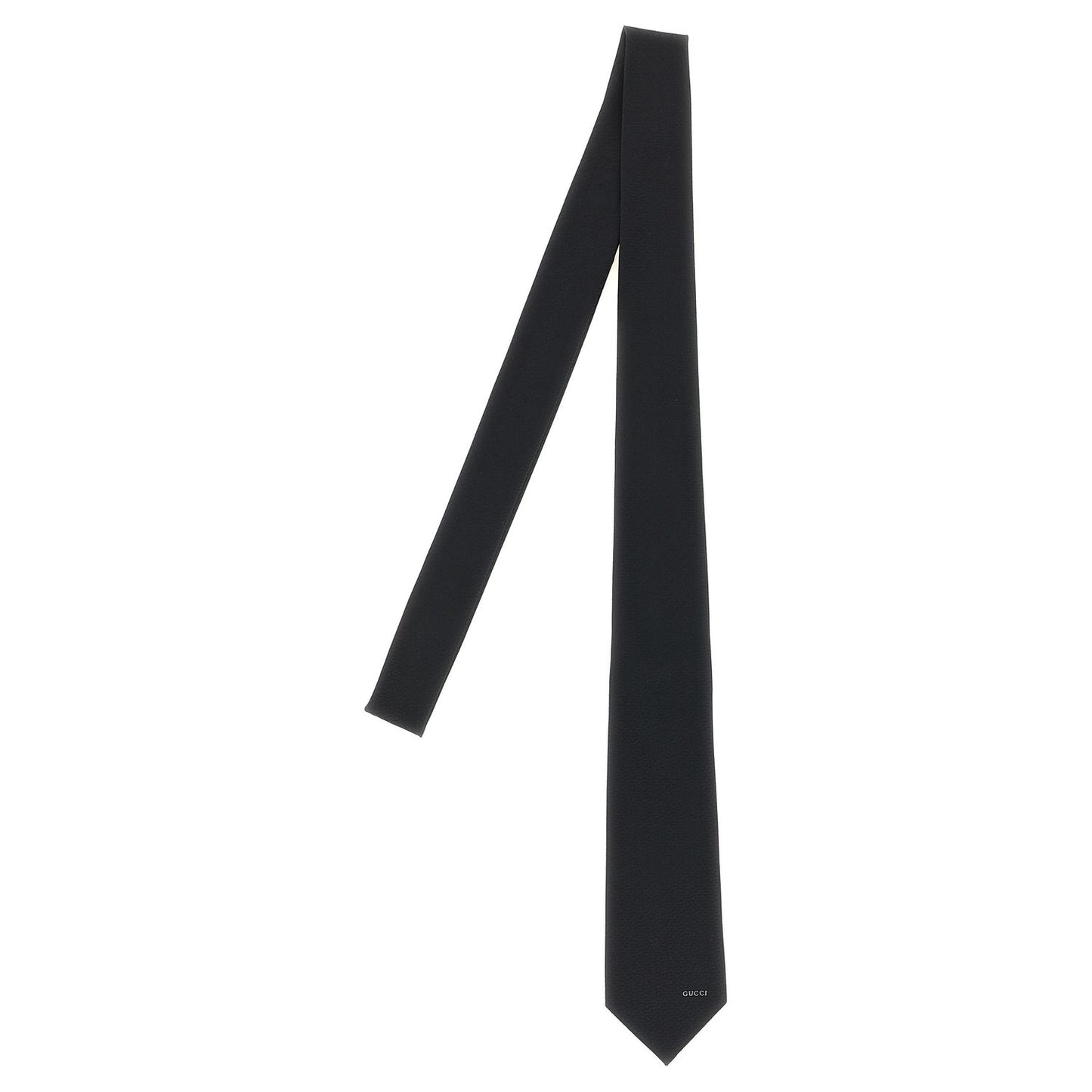 Gucci Black Silk Tie
