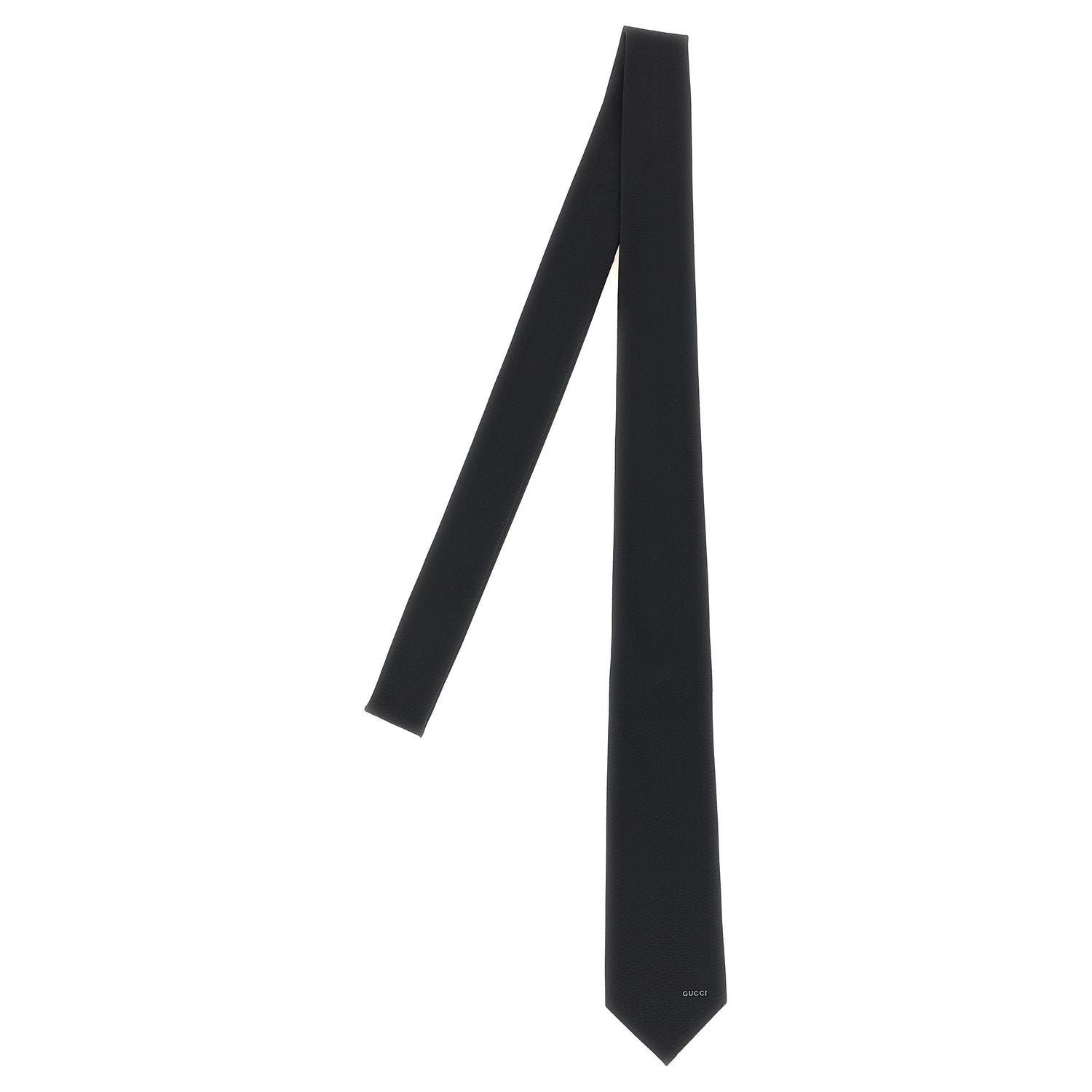 Gucci Black Silk Tie