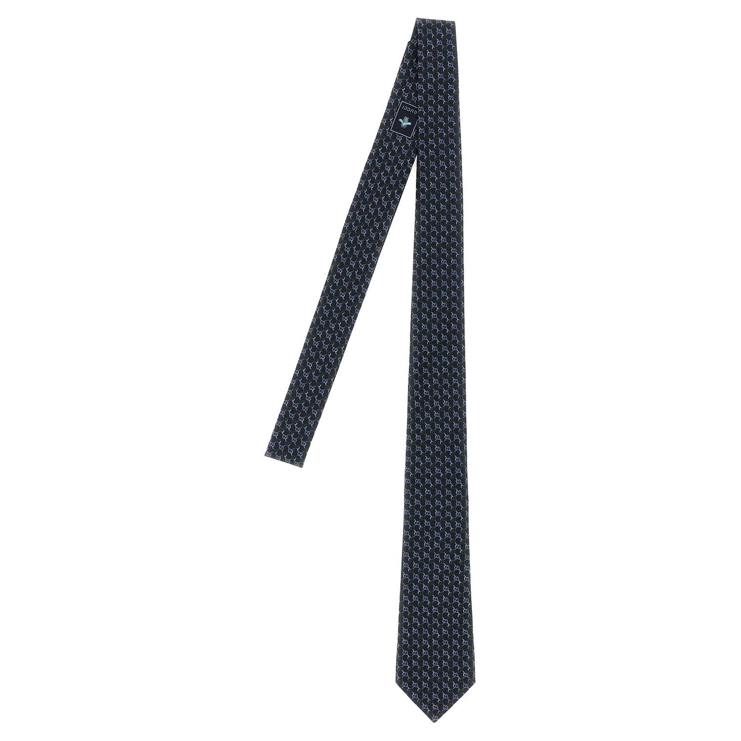 Gucci Blue Silk Tie