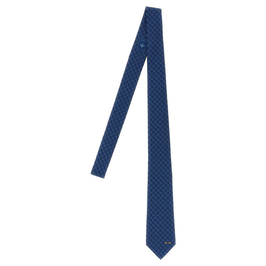Gucci Blue Silk Tie