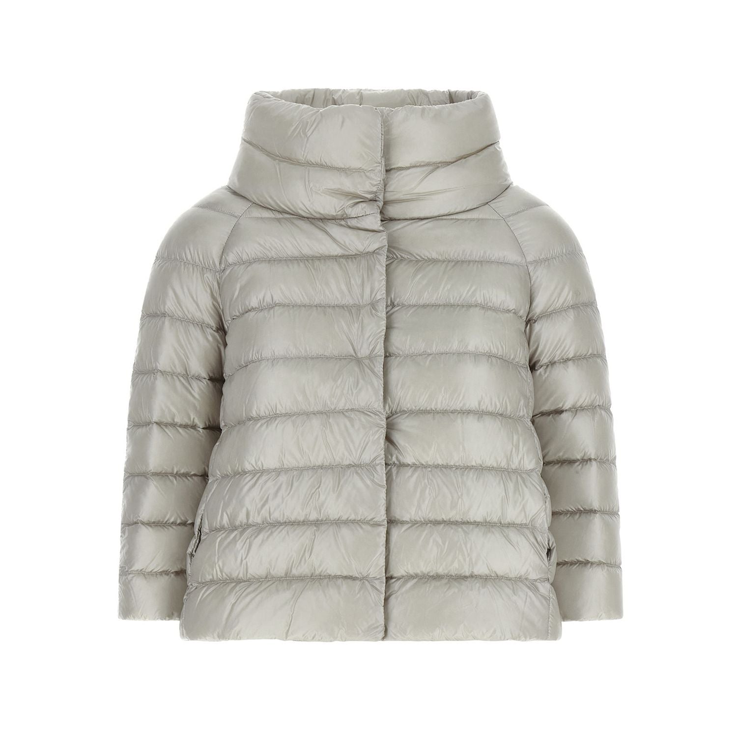 Herno Gray Polyamide Coat