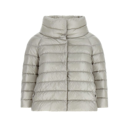 Herno Gray Polyamide Coat