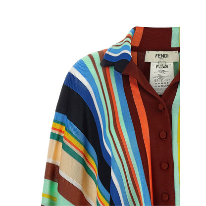 Fendi Multicolor Viscose Coat