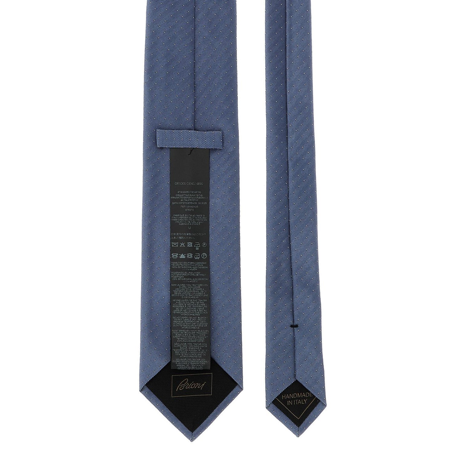 Brioni Blue Silk Tie