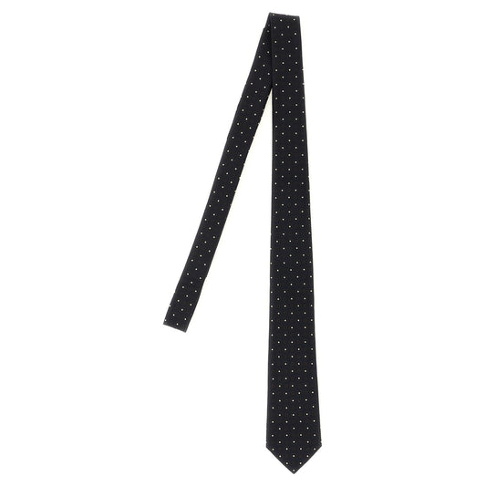 Saint Laurent Blue Silk Tie